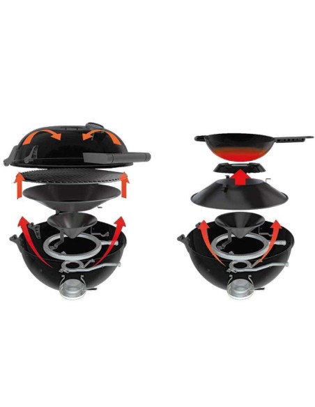 BARBACOA GAS CARRO ASCONA 570 G EVO 30MBAR