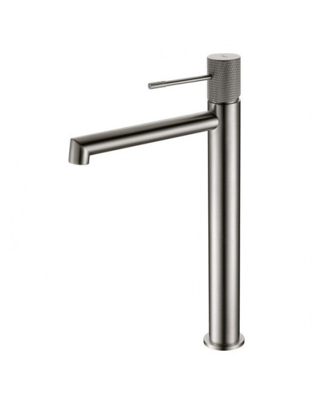 GRIFO MONOMANDO LAVABO ALTO MODELO LINE COLOR NIQUEL CEPILLADO DE LA MARCA IMEX