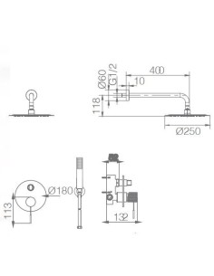 CONJUNTO DE DUCHA EMPOTRADO... 2
