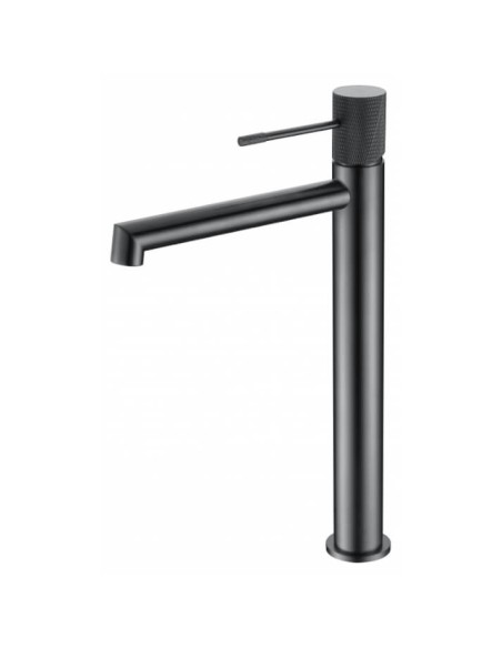 GRIFO MONOMANDO LAVABO ALTO COLOR BLACK GUN METAL MODELO LINE DE IMEX