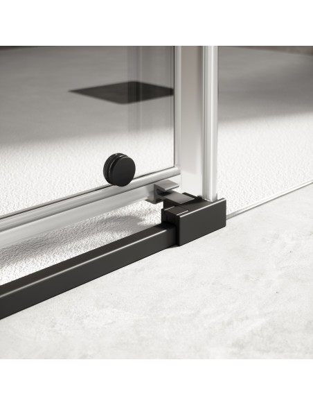 MAMPARA DUCHA MODELO SA-325 ACABADO NEGRO