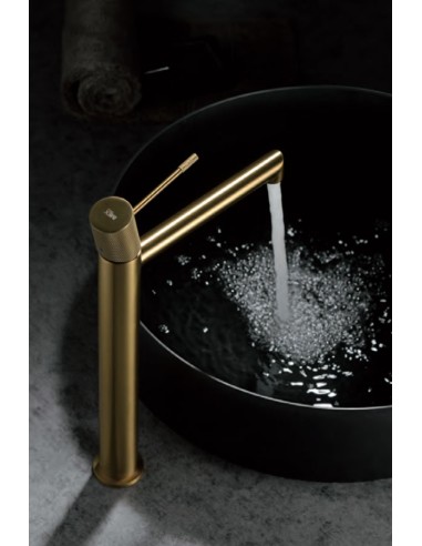 GRIFO MONOMANDO LAVABO ALTO COLOR ORO...
