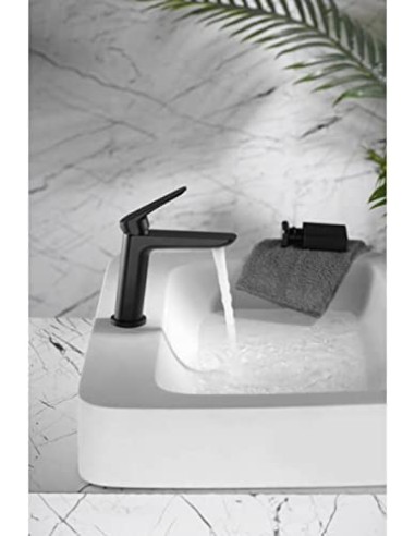 MONOMANDO LAVABO NEGRO MATE MODELO...