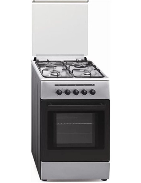 COCINA HORNO A BUTANO 4 FUEGOS Y HORNO EN INOXIDABLE DE VITROKITCHEN