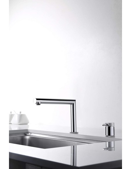 GRIFO DE FREGADOR ESCAMOTEABLE PARA VENTANA MODELO ITACA DE IMEX