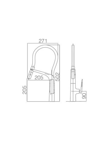 GRIFO DE FREGADOR MONOMANDO MODELO...