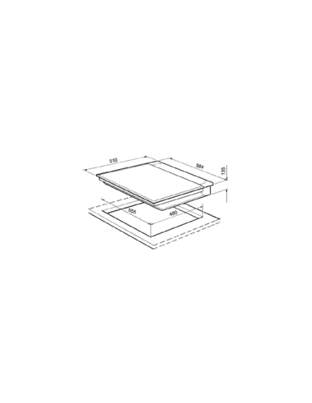 VITROGAS TOUCH-CONTROL 5 ZONAS 220 V DE VITROKITCHEN