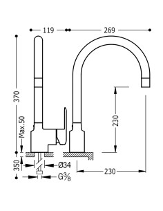 GRIFO DE COCINA MONOMANDO... 2