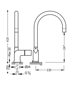 GRIFO MONOMANDO DE COCINA... 2