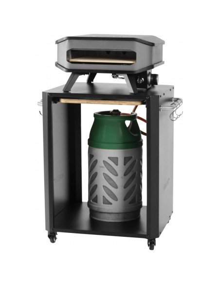 MESA DE EXTERIOR COZZE® CON TABLA DE BAMBÚ