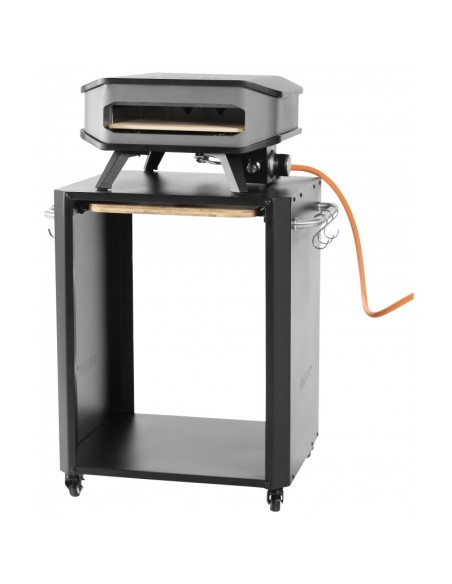 MESA DE EXTERIOR COZZE® CON TABLA DE BAMBÚ