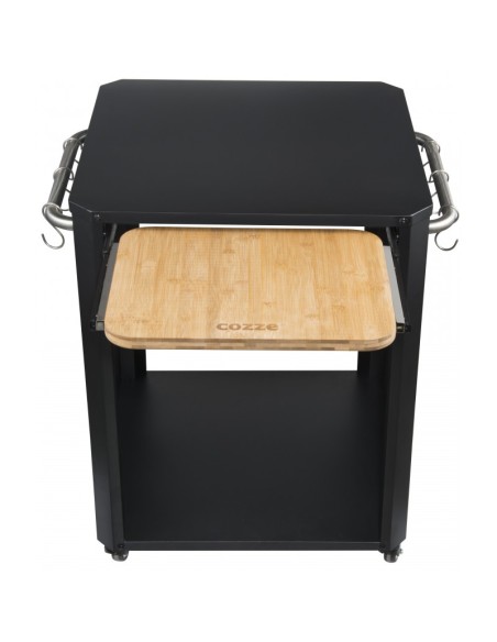 MESA DE EXTERIOR COZZE® CON TABLA DE BAMBÚ