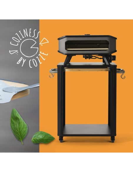 MESA DE EXTERIOR COZZE® CON TABLA DE BAMBÚ