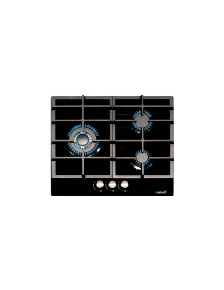 ENCIMERA CRISTAL GAS DE 3 FGOS. MODELOS LCI6021/LCIB6021 CATA