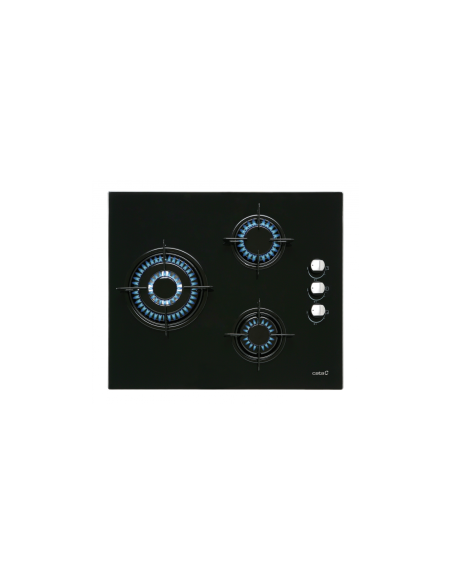 ENCIMERA CRISTAL GAS DE 3 FGOS MODELOS CI6021BK/CIB6021BK CATA