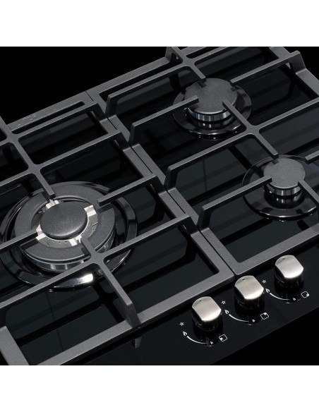 ENCIMERA CRISTAL GAS DE 3 FGOS. MODELOS LCI6021/LCIB6021 CATA