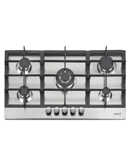 ENCIMERA A GAS 5 FGOS. INOX  MODELO LGI9041X CATA