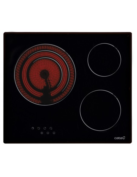 PLACA VITROCERAMICA DE TRES FUEGOS MODELO TT603 CATA