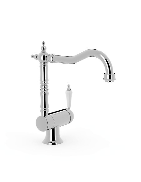 GRIFO MONOMANDO CON CAÑO ABATIBLE PARA COCINA