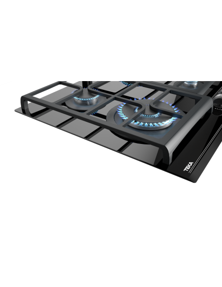 COCINA A GAS TEKA 4 FGS. CRISTAL GAS MODELO MAESTRO GZC 64320 XBA