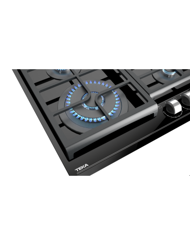 COCINA A GAS TEKA 4 FGS. CRISTAL GAS...