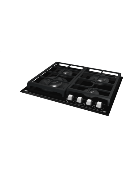 COCINA A GAS TEKA 4 FGS. CRISTAL GAS MODELO MAESTRO GZC 64320 XBA