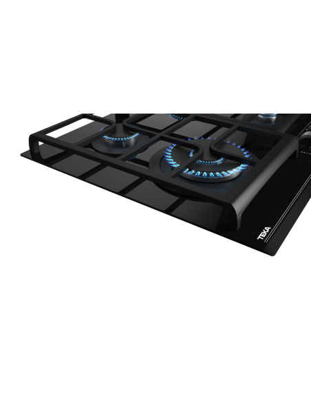 COCINA A GAS TEKA 4 FGS. CRISTAL GAS MODELO MAESTRO GZC 64320 XBA