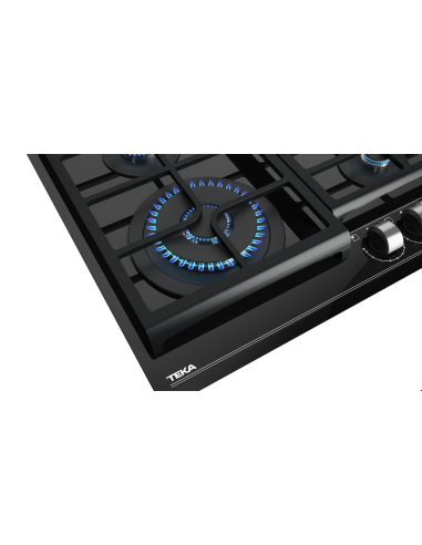 COCINA A GAS TEKA 4 FGS. CRISTAL GAS...