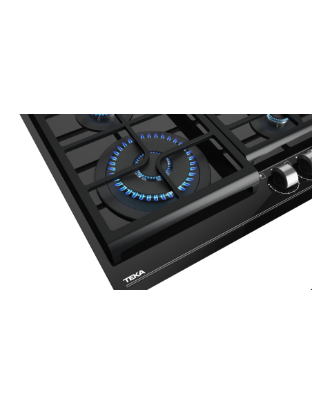 COCINA A GAS TEKA 4 FGS. CRISTAL GAS MODELO MAESTRO GZC 64320 XBA