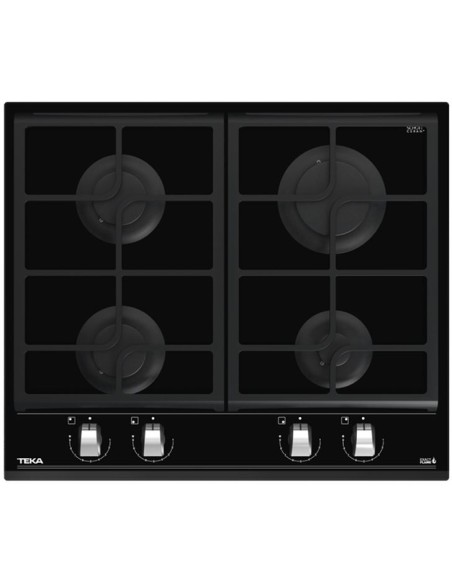 COCINA TEKA DE GAS 4 FGS. CRISTAL GAS MODELO MAESTRO GZC 64300 XBA