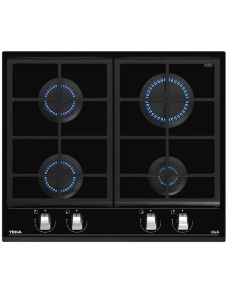 COCINA TEKA DE GAS 4 FGS. CRISTAL GAS MODELO MAESTRO GZC 64300 XBA