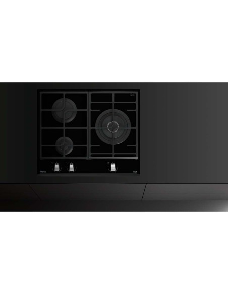 COCINA TEKA DE GAS 3 FUEGOS CRISTAL GAS