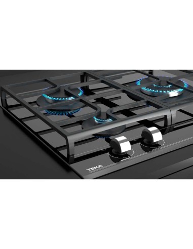 COCINA TEKA DE GAS 3 FUEGOS CRISTAL GAS