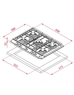 COCINA A GAS TEKA 5 FGS.... 2