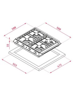 COCINA A GAS TEKA 4 FGS.... 2