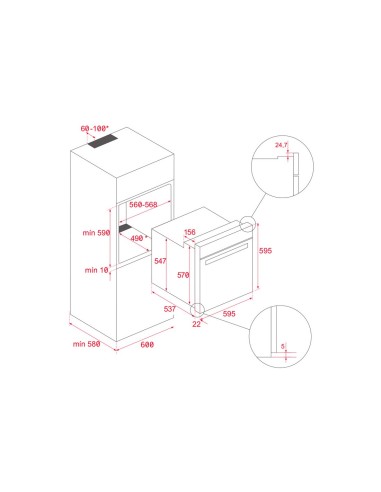 HORNO TEKA MODELO MAESTRO HLB 8700 P...
