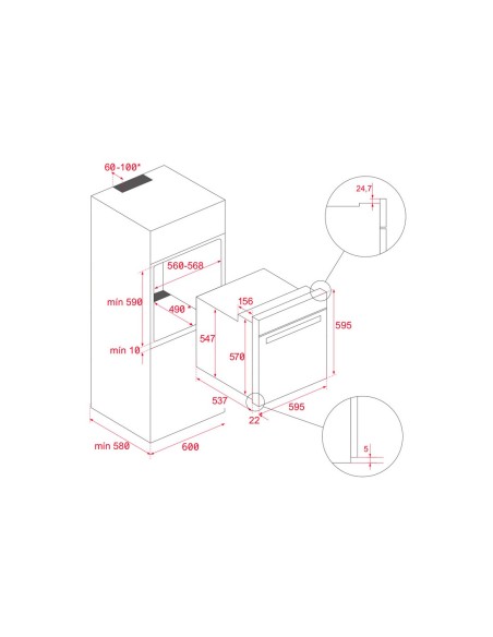 HORNO TEKA MODELO MAESTRO HLB 8700 P CONECT
