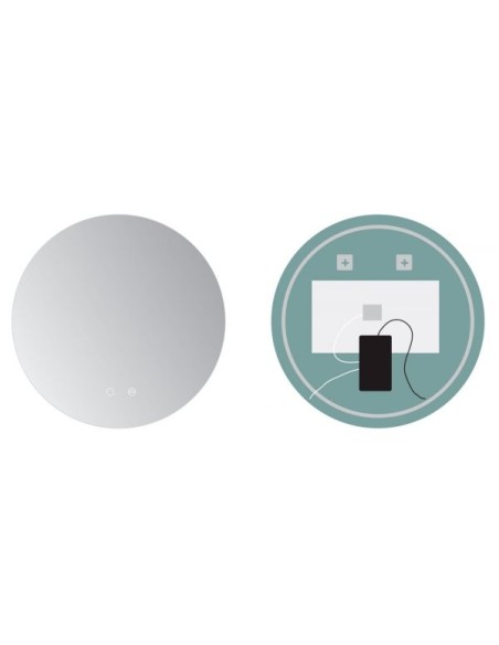 ESPEJO MODELO LISBOA DE LEDIMEX RETROILUMINADO