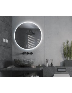 Espejos led para baño - Espejo Dinamarca Retroiluminado 120 CM X 80 CM -  DINA011/120 Espejo baño