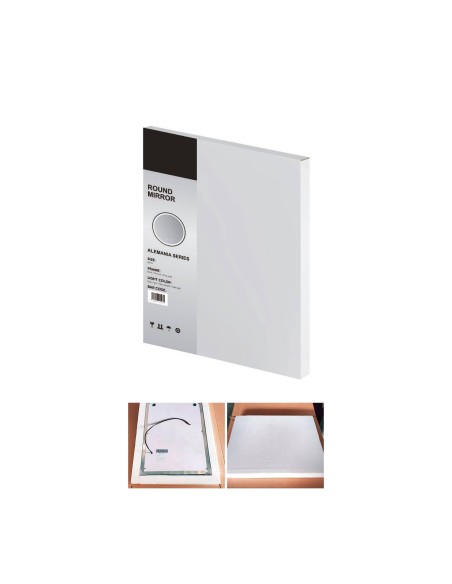 ESPEJO MODELO ALEMANIA DE LEDIMEX RETROILUMINADO