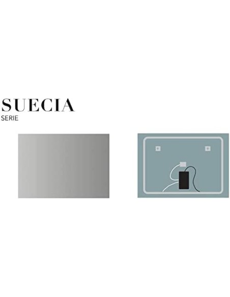 ESPEJO MODELO SUECIA DE LEDIMEX RETROILUMINADO