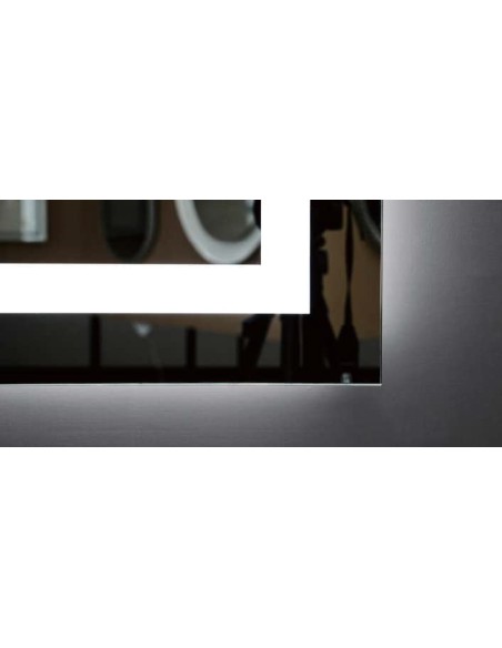 Espejo led retroiluminado con luz frontal difusa Francia - LEDIMEX Medida  60 ancho x 80 alto - Luz Fría (6000ºk)