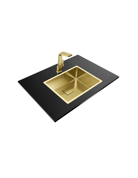 FREGADOR TEKA MODELO MAESTRO FLEXLINEA RS15 50.40 DORADO METALIC EDITION