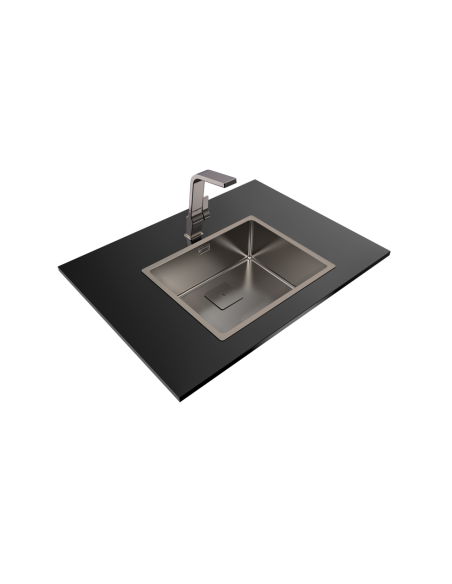 FREGADOR TEKA MODELO MAESTRO FLEXLINEA RS15 50.40 TITANIUM METALIC EDITION