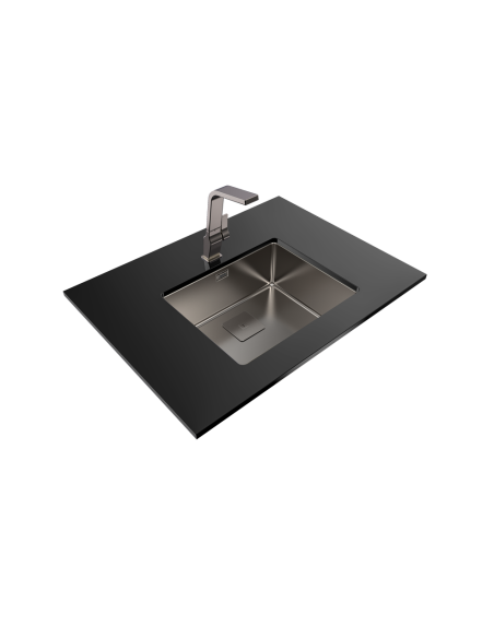 FREGADOR TEKA MODELO MAESTRO FLEXLINEA RS15 50.40 TITANIUM METALIC EDITION