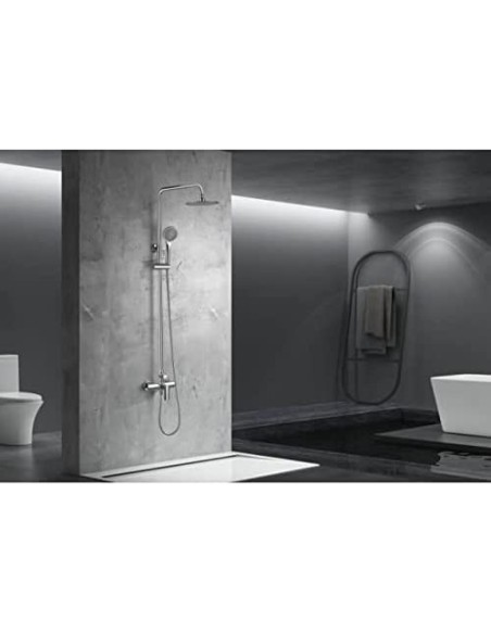 COLUMNA DE DUCHA IMEX MODELO URAL MONOMANDO CROMADO