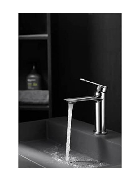 GRIFO DE LAVABO IMEX MONOMANDO CROMADO MODELO URAL