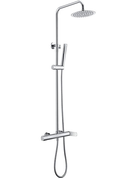 COLUMNA DE DUCHA IMEX MODELO DINAMARCA MONOMANDO CROMADO