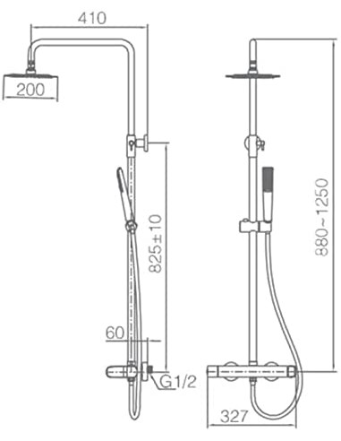 COLUMNA DE DUCHA IMEX MODELO...