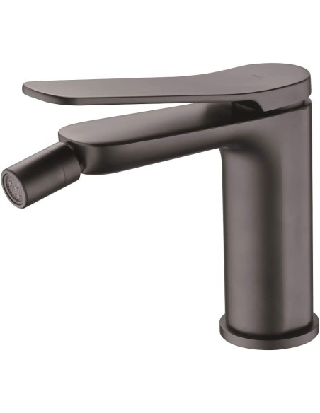 GRIFO DE BIDE IMEX MONOMANDO NEGRO MATE MODELO DINAMARCA